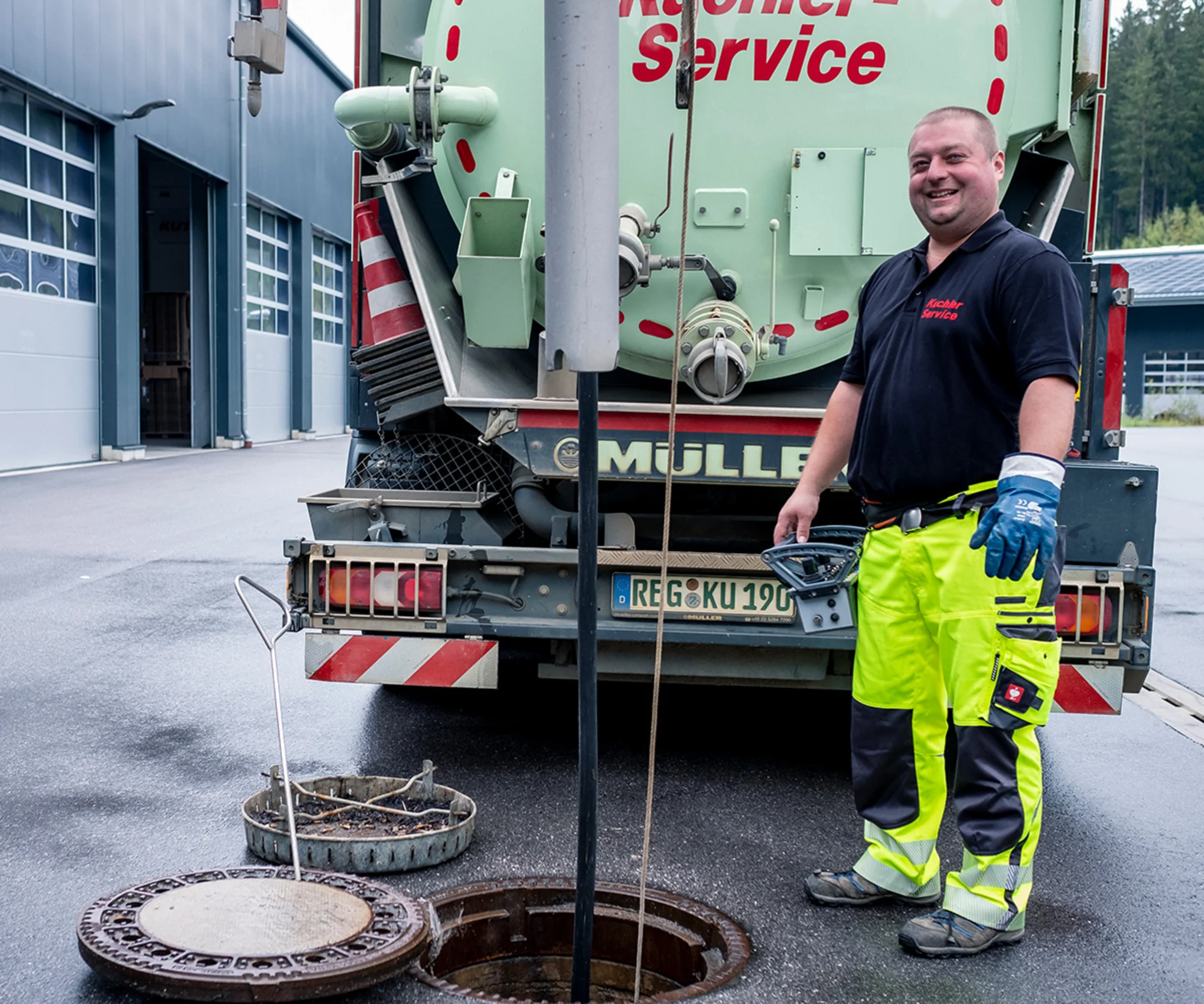 Leistungen mit Saugbagger in Köln